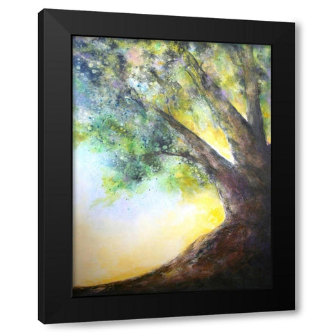 Perfect Quiet Spot  2030 Black Modern Wood Framed Art Print with Double Matting by Charest, Doris