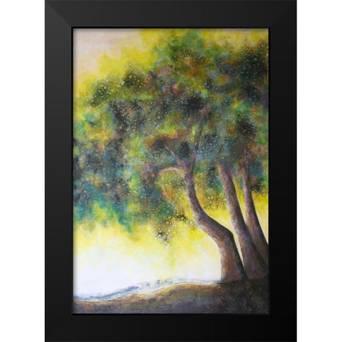 Trio In The Sun 2030 Black Modern Wood Framed Art Print by Charest, Doris