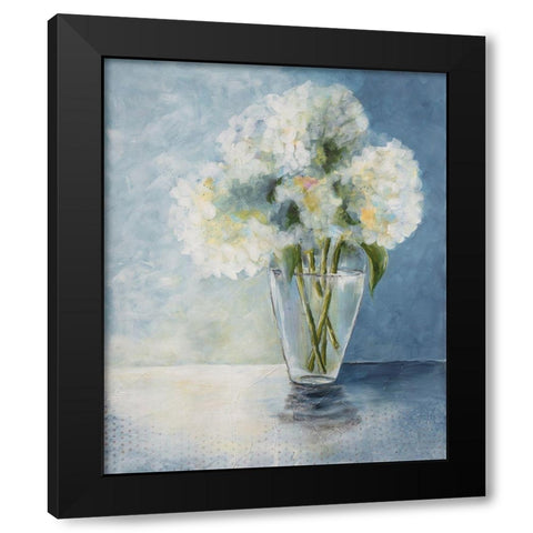 Austere Arrangement Black Modern Wood Framed Art Print with Double Matting by Charest, Doris