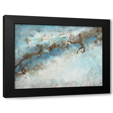 Ice Flow 1 Black Modern Wood Framed Art Print with Double Matting by Charest, Doris