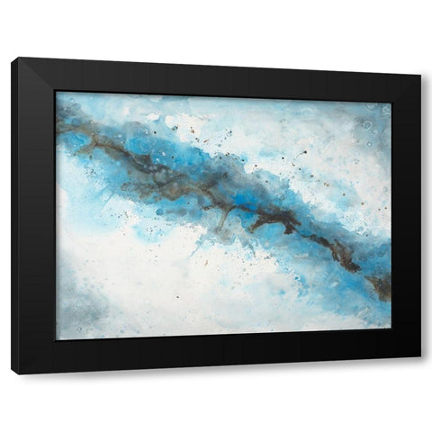 Ice Flow 2 Black Modern Wood Framed Art Print by Charest, Doris