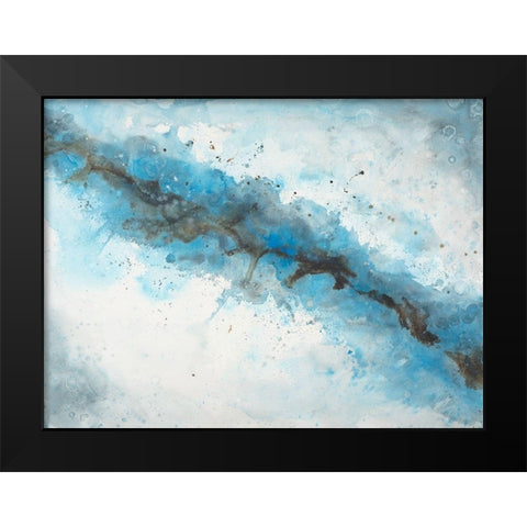 Ice Flow 2 Black Modern Wood Framed Art Print by Charest, Doris