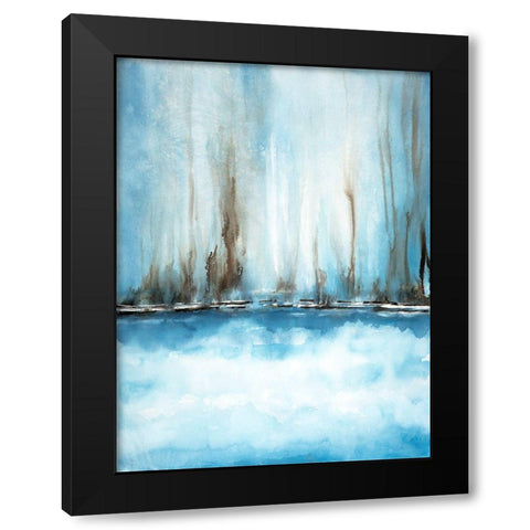 Breakthrough 1 Black Modern Wood Framed Art Print by Charest, Doris