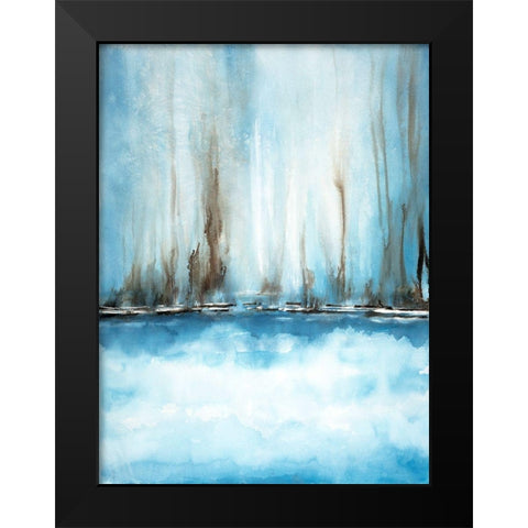 Breakthrough 1 Black Modern Wood Framed Art Print by Charest, Doris