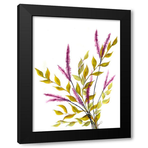 Free Floral Black Modern Wood Framed Art Print with Double Matting by Charest, Doris