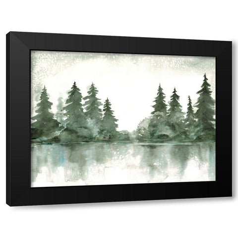 Forest Enchantment Black Modern Wood Framed Art Print by Charest, Doris