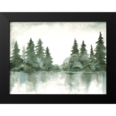 Forest Enchantment Black Modern Wood Framed Art Print by Charest, Doris