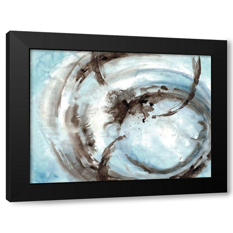 Orb It 1 Black Modern Wood Framed Art Print by Charest, Doris