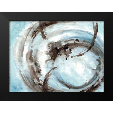 Orb It 1 Black Modern Wood Framed Art Print by Charest, Doris