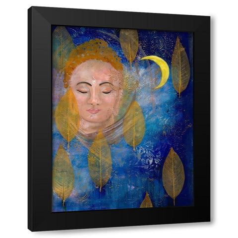 Calm Meditation 2 Black Modern Wood Framed Art Print with Double Matting by Charest, Doris