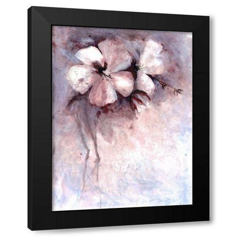 Maroon Calm Black Modern Wood Framed Art Print with Double Matting by Charest, Doris