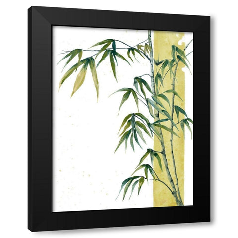 Standing Plant Black Modern Wood Framed Art Print with Double Matting by Charest, Doris