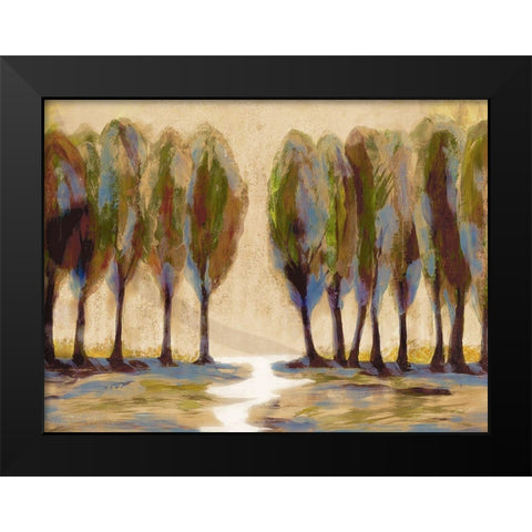 Panorama Black Modern Wood Framed Art Print by Charest, Doris