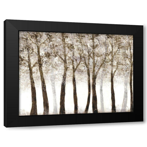 Wooded Grove Black Modern Wood Framed Art Print by Charest, Doris