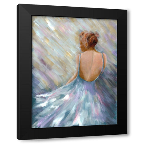 Dancing Queen 1 Black Modern Wood Framed Art Print with Double Matting by Charest, Doris