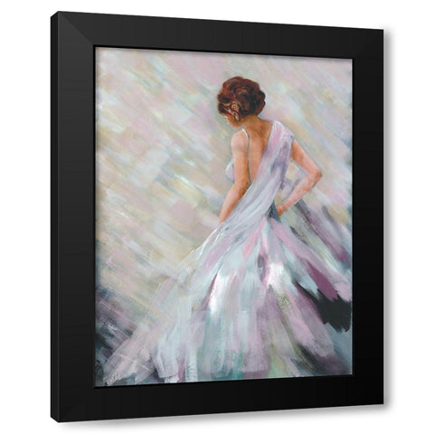 Dancing Queen 2 Black Modern Wood Framed Art Print by Charest, Doris