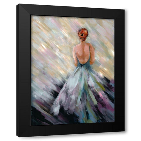 Dancing Queen 3 Black Modern Wood Framed Art Print by Charest, Doris