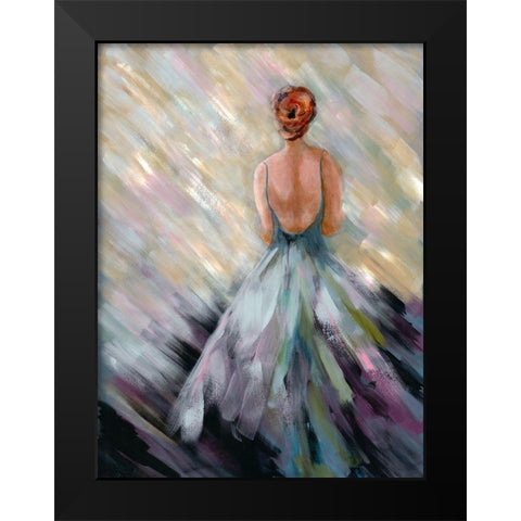 Dancing Queen 3 Black Modern Wood Framed Art Print by Charest, Doris