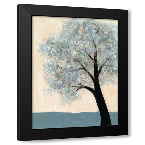 Dawning Tree 1 Black Modern Wood Framed Art Print with Double Matting by Charest, Doris