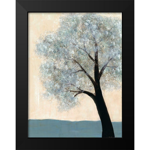 Dawning Tree 1 Black Modern Wood Framed Art Print by Charest, Doris
