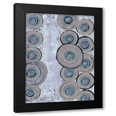 Succulent Spheres 1 Black Modern Wood Framed Art Print by Charest, Doris