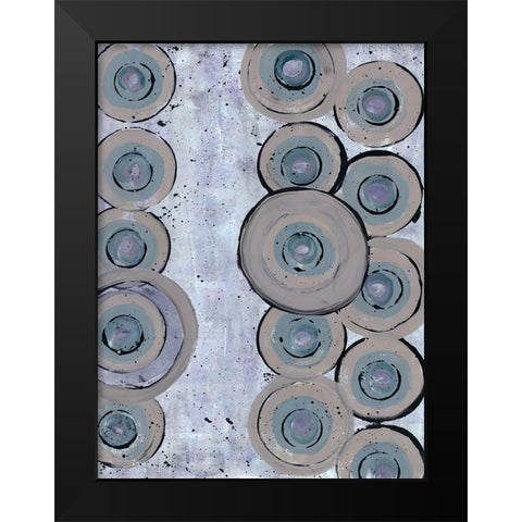 Succulent Spheres 1 Black Modern Wood Framed Art Print by Charest, Doris