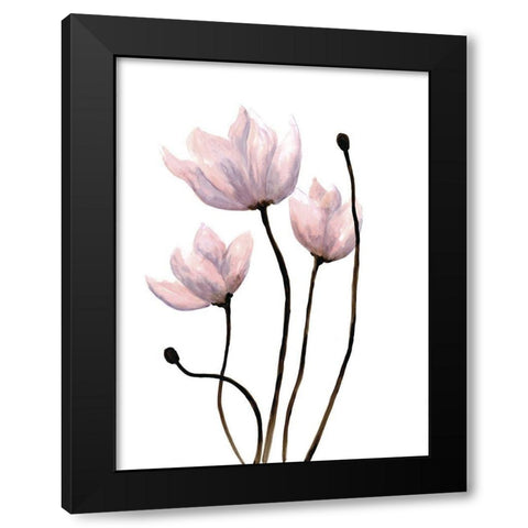 Fresh Growth 1 Black Modern Wood Framed Art Print by Charest, Doris
