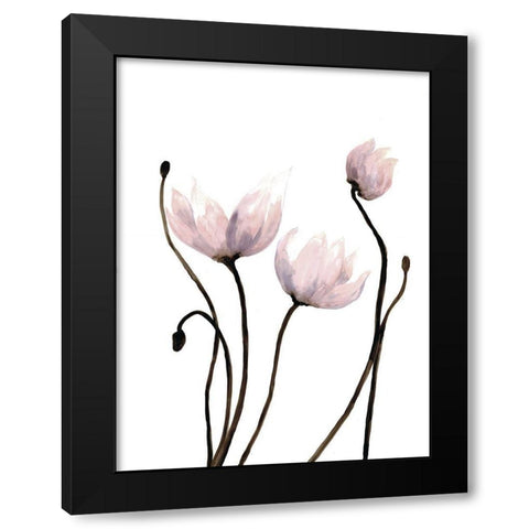 Fresh Growth 2 Black Modern Wood Framed Art Print by Charest, Doris