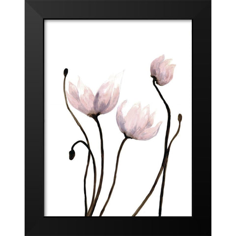 Fresh Growth 2 Black Modern Wood Framed Art Print by Charest, Doris