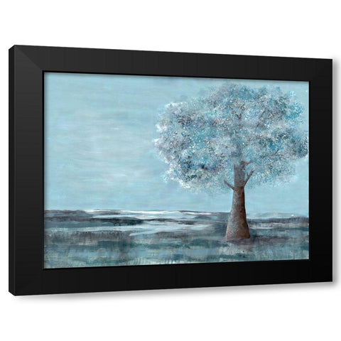 Solitary Beauty 1 Black Modern Wood Framed Art Print by Charest, Doris