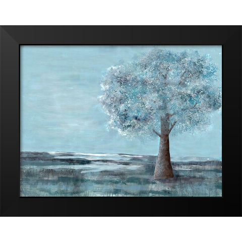 Solitary Beauty 1 Black Modern Wood Framed Art Print by Charest, Doris