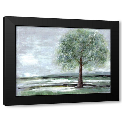 Breath Of Spring 1 Black Modern Wood Framed Art Print by Charest, Doris