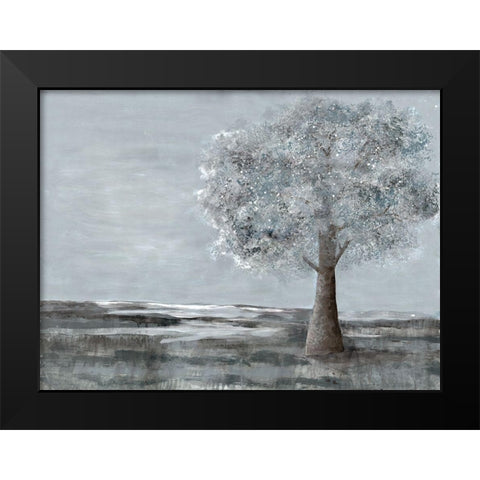 Solitary Beauty 1 Black Modern Wood Framed Art Print by Charest, Doris