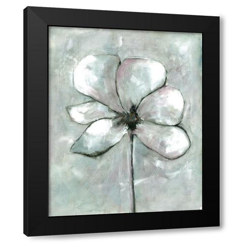 Vapor Bloom 1 Black Modern Wood Framed Art Print with Double Matting by Charest, Doris
