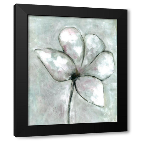 Vapor Bloom 2 Black Modern Wood Framed Art Print by Charest, Doris