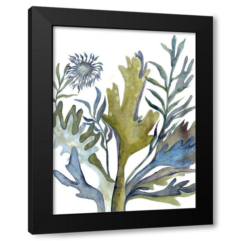 Underwater Spectacle 1 Black Modern Wood Framed Art Print by Charest, Doris