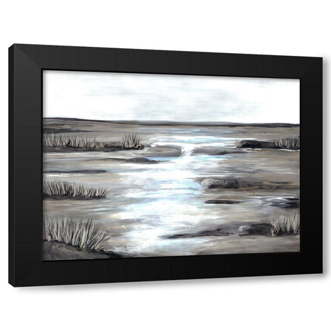 Marsh Scene 2 Black Modern Wood Framed Art Print by Charest, Doris