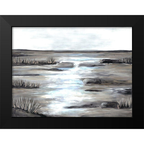 Marsh Scene 2 Black Modern Wood Framed Art Print by Charest, Doris