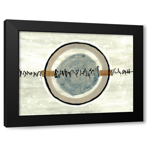 Super Sonic Cell Black Modern Wood Framed Art Print with Double Matting by Charest, Doris