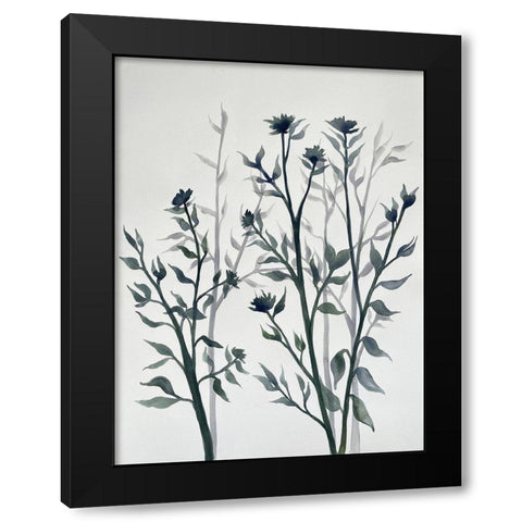 Botanical Inspiration 2 Black Modern Wood Framed Art Print by Charest, Doris