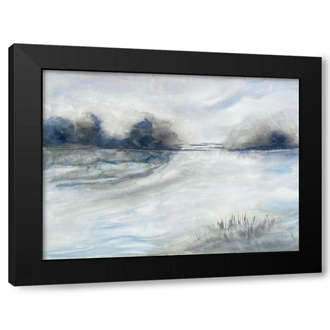 Morning Storms 1 Black Modern Wood Framed Art Print by Charest, Doris