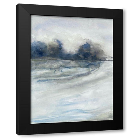 Gloomy Storms 1 Black Modern Wood Framed Art Print with Double Matting by Charest, Doris