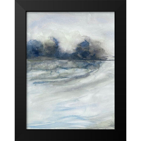 Gloomy Storms 1 Black Modern Wood Framed Art Print by Charest, Doris