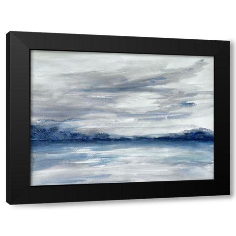Gloomy Storms 2 Black Modern Wood Framed Art Print by Charest, Doris