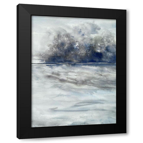 Gloomy Storms 3 Black Modern Wood Framed Art Print with Double Matting by Charest, Doris
