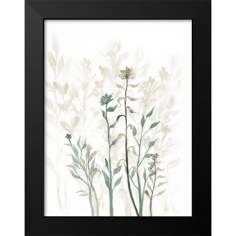 Rustic Growth 1 Black Modern Wood Framed Art Print by Charest, Doris