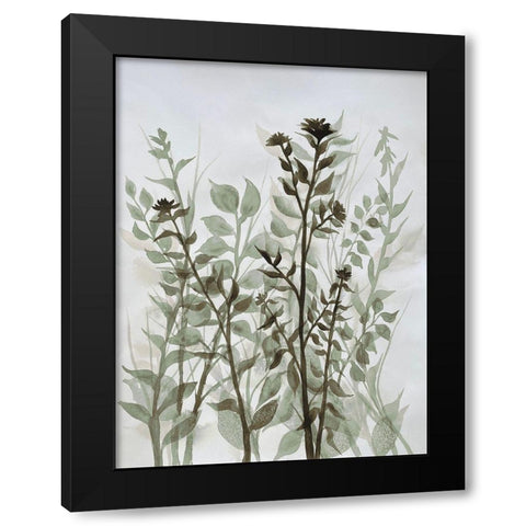 Rustic Heights 1 Black Modern Wood Framed Art Print with Double Matting by Charest, Doris