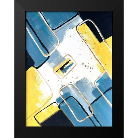 Absentminded Emotion 1 Black Modern Wood Framed Art Print by Charest, Doris