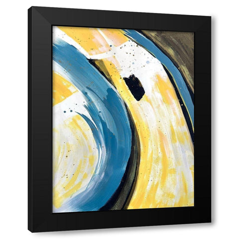 Absentminded Emotion 3 Black Modern Wood Framed Art Print by Charest, Doris