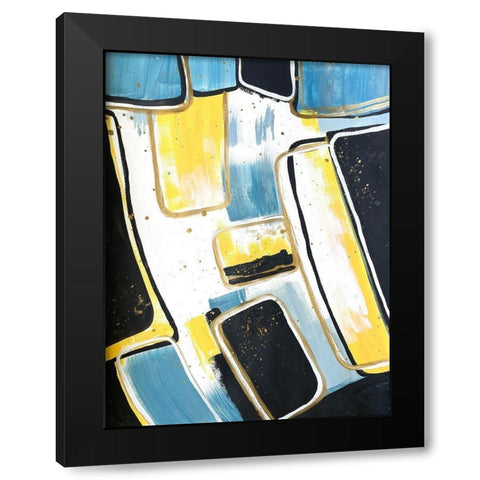 Absentminded Emotion 4 Black Modern Wood Framed Art Print by Charest, Doris